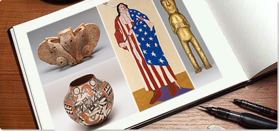 Indigenous Art of the Americas Collage