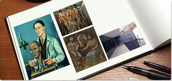 Interwar Classicism Collage