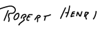Robert Henri Signature