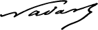 Nadar Signature